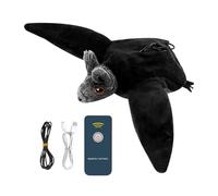 Interactive Toys for Cats | Touch Activated Kitten Toys with Catnip,Beating Wings Toys, Halloween Cat Exercise Toys for All Breeds, Vivid Chirping, 3 Modes