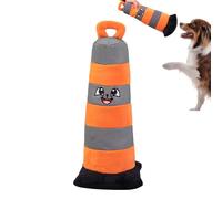 Interactive Traffic Cone Toy for Puppies - 22cm Plush Agility Trainer, Reaction Speed Trainer | Foster Pet Agility Skills Teething Companion Toy for Shelter Home Indoor Outdoor Act