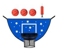 Interactive Trampoline Hoop, Waterproof Sun Resistant Hoop, Adjustable Outdoor Hoop, Fun Sports Accessory, AU Hoops