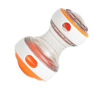 Interactive Treat Dispenser, Rolling Puzzle Feeder, Tough Slow-Feed Toy, Sturdy Enrichment Training Tool (3.35 x 3.35 x 5.91 inches), Brain Stimulation for Puppies and Dogs