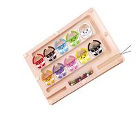 Interactive Walking Bead Toy For Preschool Maze Puzzle Encourages Hand Eye Coordination Logical Thinking Skill Educational Fine Motor Skills Toy