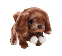 Interactive Walking Dog, Electronic Plush Toy, Soft Stuffed Pet with Realistic Movement, Cuddly Animal Companion, Kids Toy with Fun Play, Perfect for Boys Girls Age 1+