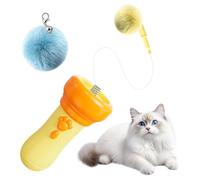 Interactive Wand Toys for Cats Electric Automatic Retractable Teaser Stick