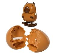 Interactive Wind-Up Hatching Egg Portable Capybara Toy Novelty Collectible | Surprise Animal Hatch Egg For Kids Boys Girls Children Teens Family Friends Birthday Easter Halloween Indoor Outdoor Play F
