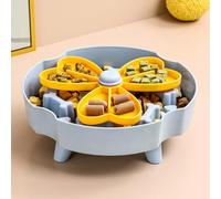 Interactive Windmill Dog Food Puzzle Slow Feeder - Enrichment Bowl, Non-Slip Dog Puzzle Feeder for Mental Stimulation & Boredom Relief, Suitable for All Breeds