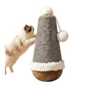 Interactive Wobbler Cat Toy Self Righting Sisal Hunting Scratching 30cm | Sisal Texture For Claw Care, Spring Back Upright for Continuous Play, Easy Clean Wipe Down, Living Room Bedroom Travel