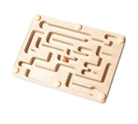Interactive Wood Marble Maze Board Game Puzzle Toy For Preschooler Develops Strategic Thinking And Fine Motor Skill Walking Bead Maze Toy For Children