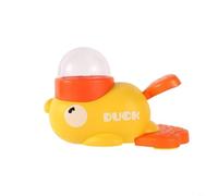 Interactive Yellow Duck Pet Feeder With Three Adjustable Lids For Slow Puzzle Training To Reduce Boredom And Promote Healthy Eating Habits For Dogs And Cats(Yellow)