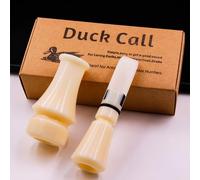 Interaktive Hundespielzeug Call - Outdoor Whistle, Waterfowl Voice imitator for Luring Mallard, Quail, 1 Pcs (White, 13x3cm)