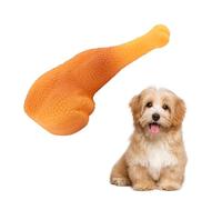 Interaktive Hundespielzeug Chicken And Drumsticks Bow Hamburger And Hotdog Vinyl Squeaker Toys Dog Toys Squeaky Chewing Tooth Cleaning Dog Supplies Teddy Training Sofa (Beige, One Size)