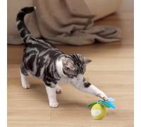 Interaktive Hundespielzeug Interactive Cat Toy B All With La Ser & Feather Automatic Motion & Light Modes (Blue/Yellow) ABS Puzzle Toy For Play Includes Charging (A, 8. 2x6. 5x6. 2cm)