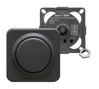 interBär 8149-004.01 Dimmer Furniture-fitted Black Quiet Reliable