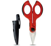 Intercable 16020-F1 Cable Cutter Scissors for Stripping and Crimping | Professional 3-in-1 tool with stainless steel blades, impact-resistant plastic handles, and a dedicated safety storage box