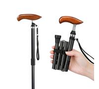 Intercare Walking Stick, Folding Walking Sticks for Women & Men, Adjustable Height Collapsible Walking Cane for Travel and Daily Use, Premium Design, Carbon Fiber