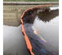 Interception BarrierCustomizable PVC Floating Oil Booms for Containing Oil Spills, Interception Barrier for Waterweed/Water Debris, for Ports/River/Marine(L 30m/98.4ft,H