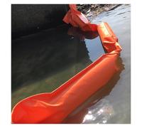 Interception BarrierFloating Spill Containment Boom, PVC Oil Fence 13.8-59.1in, Solid Floating Garba Fences on The River H-29.5in/0.75m L-32.8ft/10m