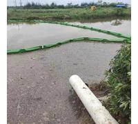 Interception BarrierProfessional PVC Floating Oil Booms for Sewa Outlet, Reusable Industrial Spill Barrier for Marine/Ports/River, Customizable Length Duckweed Fence for