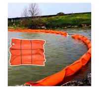 Interception BarrierSolid Floating Garba Fences on The River, PVC Oil Barrier No Splicing Reusable, 33 66ft Oil Spill Containment Boom H-0.6m/23.6" L-10m/32.8'
