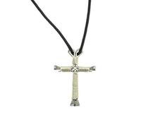 Intercession Horseshoe Nail Cross Necklace, Metal