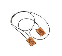 IntercessionTM Genuine Leather Catholic Scapular (Brown)