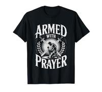 Intercessory Prayer Warrior Armor God Church Combat Faith T-Shirt