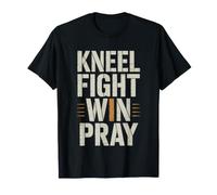Intercessory Prayer Warrior Kneel Battle Faith Church T-Shirt