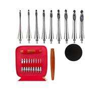 Interchangeable Aluminum Crochet Hook Set Ergonomic Handle Detachable Crochet Sweater KnittingNeedles 3.5mm-8.0mm
