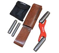 Interchangeable Brick barrel jointer with leather belt holder