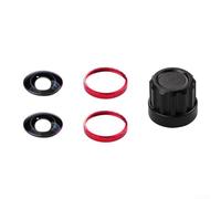 Interchangeable Camera Lens, 2 Pieces Optical Glass Camera Lens With Aluminum Alloy Shell And Removal Tool For Insta360 X5 Photography(red)