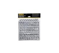 Bi-Office Display 235 Letters 19 mm Pack: Silver