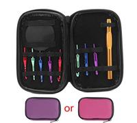 Interchangeable for Head Crochet Hook Alumina Knit Needle Handle Weave Sewing to Tunisian Crochet Hooks Case