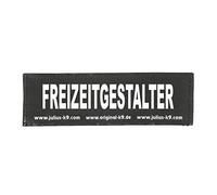 Interchangeable Patches, 1 pair, FREIZEITGESTALTER, Size: Small, Black