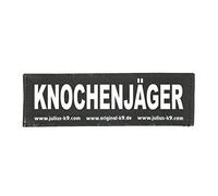 Interchangeable Patches, 1 pair, KNOCHENJÄGER, Size: Small, Black