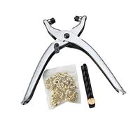 Interchangeable Rivet Plier Grommet Eyelet Plier Snap Fastener Tool Hand Press Kit for Belt/Shoes Pliers Hole Pliers