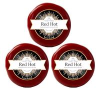 InterCheese | 3x Red Hot Double Gloucester Cheese Truckles with Chillies, Bell Peppers and Garlic (200g)