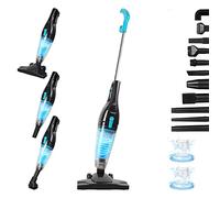 Intercleaner Corded Vacuum Cleaner, 15KPa Powerful Suction with 400W Motor, 12 in 1 Lightweight Bagless Stick Vac with Handheld, Ultra Quiet, for Hardwood Floor Carpet Car Pet Hair