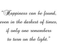 Intercoat Harry Potter HAPPINESS BROCK SCRIPT Vinyl wall quote sticker. FILM ADULT (WHITE, MEDIUM 90x45CM)