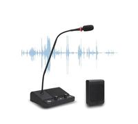 Intercom Device for Windows with Automatic Call Control, Internal and External Mute, Adjustable Angle for Two-way Communication