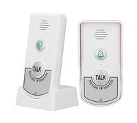 Intercom Doorbell 2 Way 1 V 1 Wireless Waterproof Electronic Doorbell with Light Indicator, Wireless Talk Intercom Doorbell Intercom Kit Home Security Systems Door Bell Chimes Kits