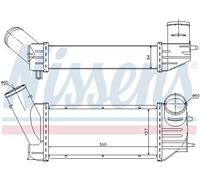 NISSENS 96790 Intercooler
