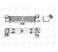 INTERCOOLER CHARGER NRF OE QUALITY REPLACEMENT 30797