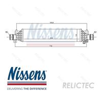 NISSENS 96375 Intercooler