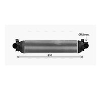 Intercooler FD4691 AVA 1857415 1873488 EJ736K775AE FV416K775AB