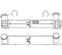 NRF Intercooler 30797