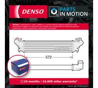 Intercooler fits FIAT 500L 199LYF1B 1.4 2013 on 940B7.000 Denso 51887954 Quality