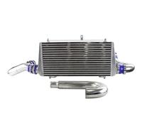 Intercooler For Mitsubishi For Lancer Evolution EVO VII VIII IX 4G63 Turbo 2001-2005 Front Mount Intercooler Piping Kit Upgrade(Blue)