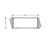 Intercooler MSA4217 AVA 2D0145805 5104119AA 9015010701 A9015010701