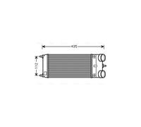 Intercooler PEA4353 AVA 9803145480 1140P8 1440C0 1440P8