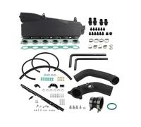 Intercooler Piping Kit Fit for Gen 1 B58 M140i/xi M240i/xi Fit for Supra Top Bar Charge Air Cooler Manifold Aluminum Piping Hose Kit Turbo Intercooler