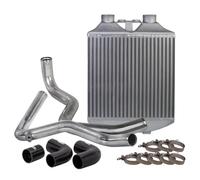 Intercooler Piping Kit Fit for Ibiza Polo Fit for Fabia 1.9 Fit for TDI Aluminum Alloy Turbo Intercooler Cooling Kit Front Mount Conversion Cooled Intercooler